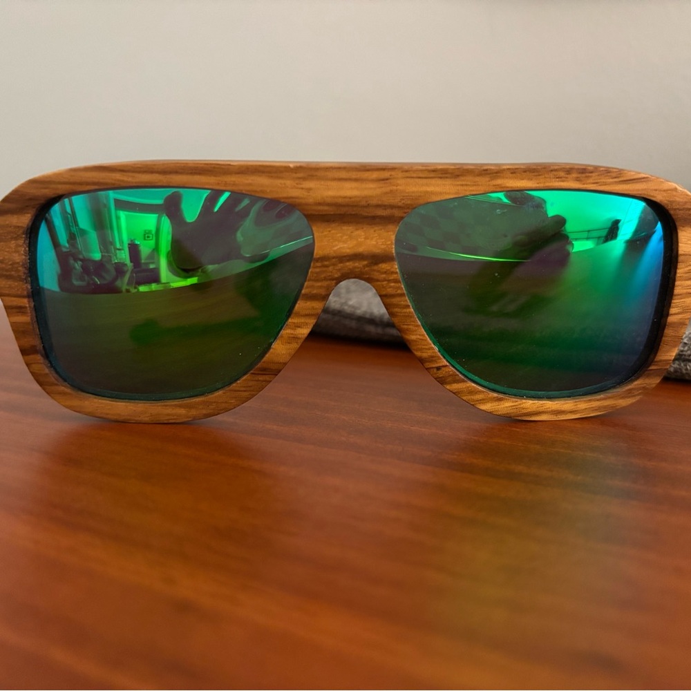 Blue Planet Eco Conscious Wooden Sunglasses